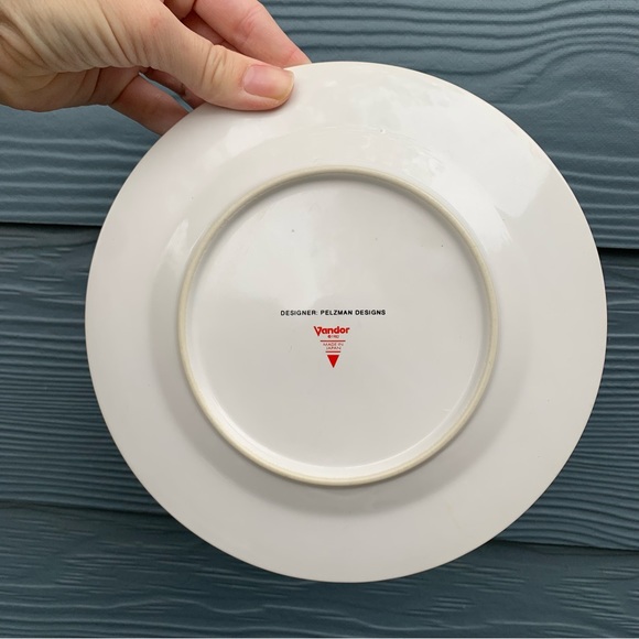 Vintage 1982 Vandor Cat Plate Set (2) - Picture 9 of 10